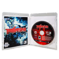 Wolfenstein PlayStation 3 Very Good CIB - Inside Retail Case Displaying Game Contents