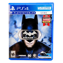 Batman Arkham VR PSVR PlayStation 4 Good CIB - Front Artwork Of Authentic Game Case
