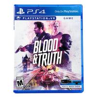 Blood & Truth PSVR PlayStation 4 Good CIB - Front Sleeve Showing Full Box Art