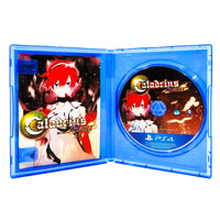Caladrius Blaze Import Asia & English Version PlayStation 4 Like New CIB - Interior Presentation Of Disc & Manual