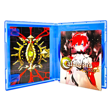 Caladrius Blaze Import Asia & English Version PlayStation 4 Like New CIB - Interior Presentation Case Showing Character Booklet and Instruction Manual