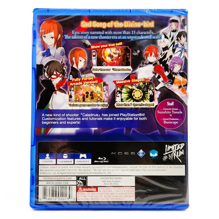Caladrius Blaze Limited Run #84 PlayStation 4 Brand New CIB - Rear Sleeve Artwork Of Retail Game