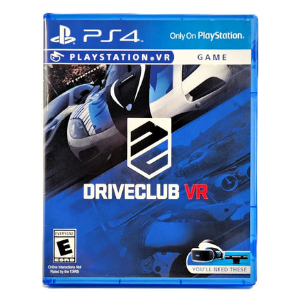 Driveclub VR PSVR PlayStation 4 Good CIB - Retail Front Sleeve Shown In Detail