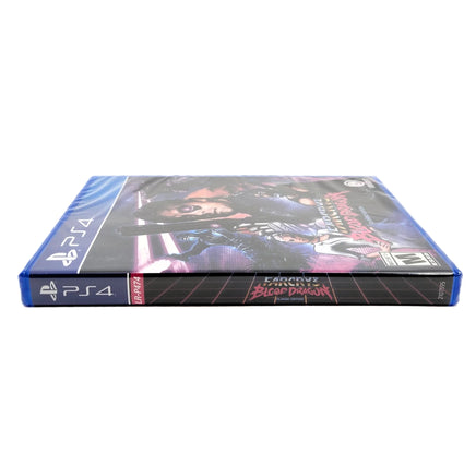 Far Cry 3 Blood Dragon Classic Edition Limited Run 558 PlayStation 4 Brand New CIB - View of Case Spine Showing Game Logo Text