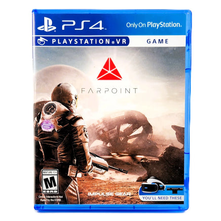 Farpoint PSVR PlayStation 4 Good CIB - Front Illustration Of Official Release