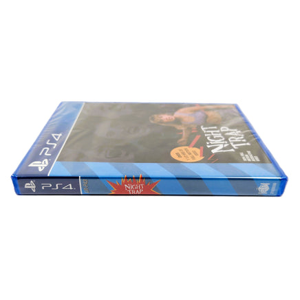 Night Trap Limited Run #74 Blue Cover PlayStation 4 Brand New CIB - Authentic Spine With Title Text
