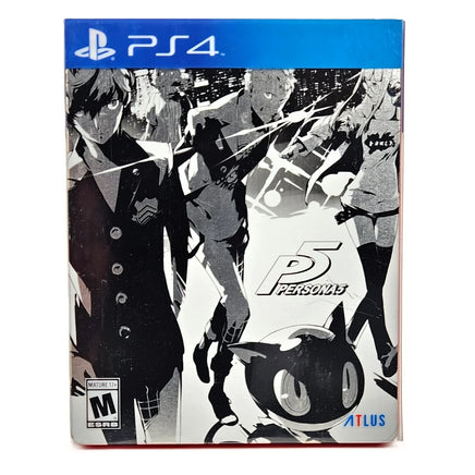 Persona 5 Steelbook Edition PlayStation 4 Good CIB - Authentic Retail Cover Presentation