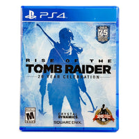 Rise Of The Tomb Raider 20 Year Celebration PlayStation 4 Good CIB - Front Cover Of Game Case