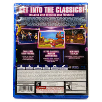 Sega Genesis Classics Playstation 4 Brand New - Back Cover Of Sealed Game Case
