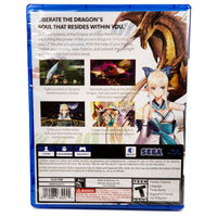 Shining Resonance Refrain Playstation 4 Brand New - Back Cover Of Sealed Game Case