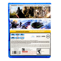 Star Wars Battlefront PlayStation 4 Good CIB - Game Case Rear Artwork