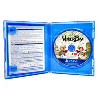Wonder Boy The Dragons Trap Import Asia & English Version PlayStation 4 Like New CIB - Inside View Of Retail Game Package