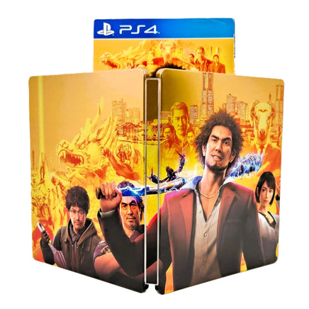 Yakuza Like A Dragon Day Ichi Steelbook Edition PlayStation 4 Very Good CIB - Front and Back Artwork of Steel Book Shown