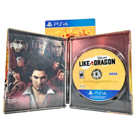 Yakuza Like A Dragon Day Ichi Steelbook Edition PlayStation 4 Very Good CIB - Game Disc Inside Open Case