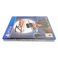 Zorro The Chronicles PlayStation 4 Brand New CIB - Case Spine Artwork Close-Up