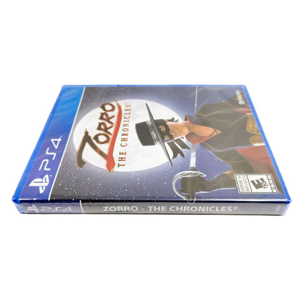 Zorro The Chronicles PlayStation 4 Brand New CIB - Case Spine Artwork Close-Up