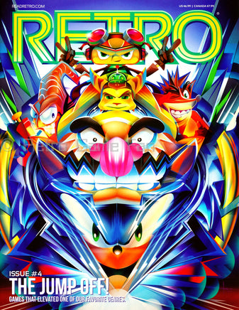 RETRO Video Game Magazine Issue 04 2014 Platform Gamer Issue Mario Sonic Bonk New Front Scan