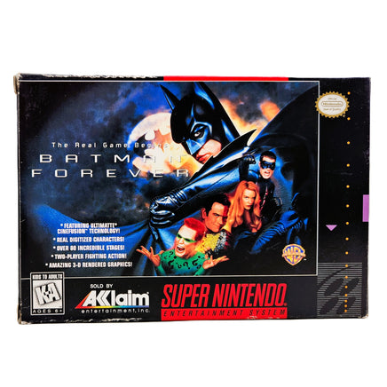 Batman Forever Super Nintendo Very Good - Front Of Game Box