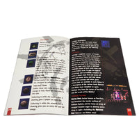 Batman Forever Super Nintendo Very Good - Open view of authentic game instruction manual showing staple binding