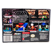 Batman Forever Super Nintendo Very Good - Back Of Game Box