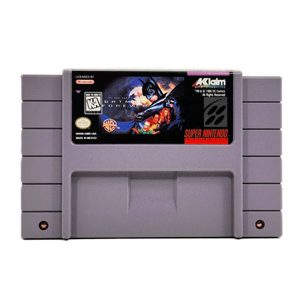 Batman Forever Super Nintendo Very Good - Front view of game label on cartridge