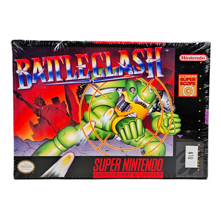 Battle Clash Super Nintendo Brand New - Front Of Authentic Game Box