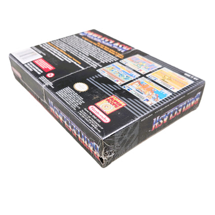 Battle Clash Super Nintendo Brand New - Bottom Corner Of Authentic Game Box