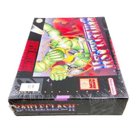 Battle Clash Super Nintendo Brand New - Right Side Of Authentic Game Box