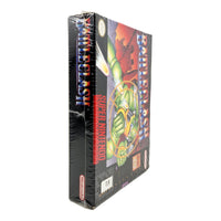 Battle Clash Super Nintendo Brand New - Bottom spine view of authentic retail release game box