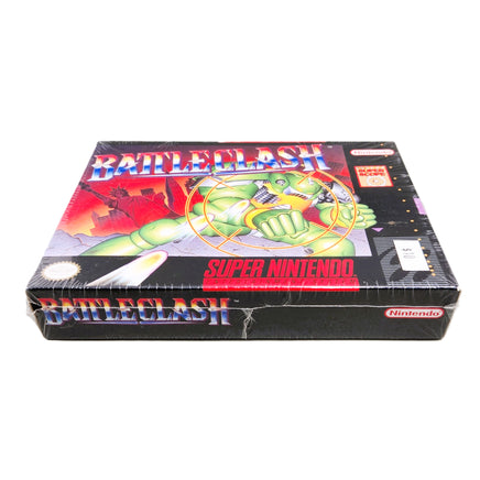 Battle Clash Super Nintendo Brand New - Bottom Spine Of Authentic Game Box