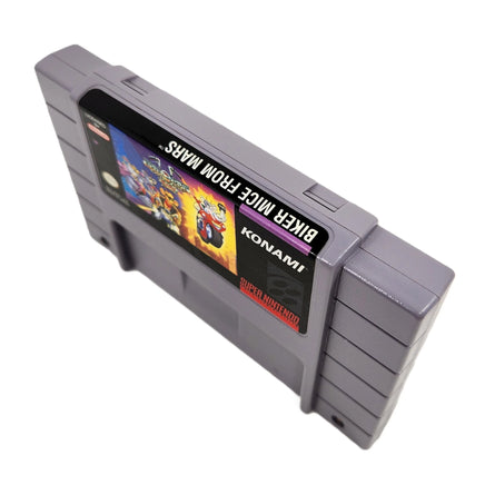 Biker Mice From Mars Super Nintendo Very Good Loose - Game Cartridge Angled view