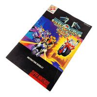 Biker Mice From Mars Super Nintendo Very Good Loose - Game instruction manual front angled view