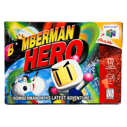 Bomberman Hero Nintendo 64 Very Good - Front Of Game Box