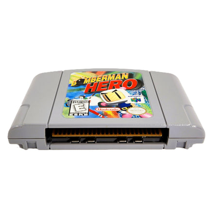 Bomberman Hero Nintendo 64 Very Good - Cart Pins of Video Game Cartridge Shown
