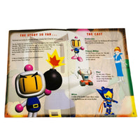 Bomberman Hero Nintendo 64 Very Good - Open Video Game Manual showing Character Artwork
