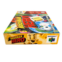 Bomberman Hero Nintendo 64 Very Good - Left Side Flap Shown Taped Shut