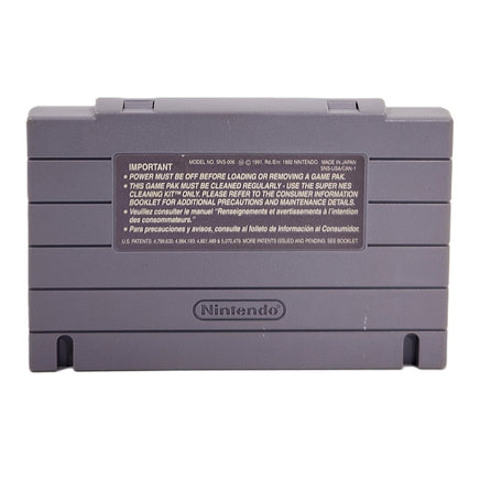 Breath Of Fire Super Nintendo Good Loose - Game Cartridge Back