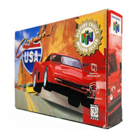 Cruisn Usa Players Choice Nintendo 64 Very Good - Alternate front Angle View Of Genuine Video Game Box