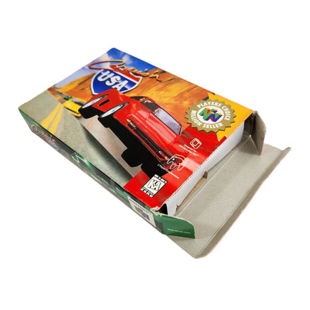 Cruisn Usa Players Choice Nintendo 64 Very Good - Retail game box shown with flap opened showing inside contents