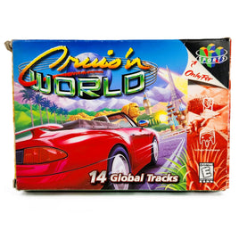 Cruisn World Nintendo 64 Very Good - Game Box Front Artwork