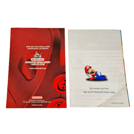 Cruisn World Nintendo 64 Very Good - Back of Manual and Players Guide Offer Shown
