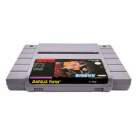 Darius Twin Super Nintendo Very Good Loose - Top Edge Cartridge Label