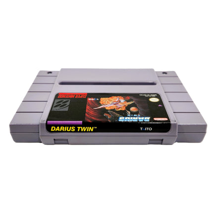 Darius Twin Super Nintendo Very Good Loose - Top Edge Cartridge Label