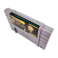 Donkey Kong Country 2 Players Choice Super Nintendo Very Good - View of top spine of cart showing game title