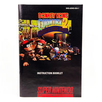 Donkey Kong Country 2 Players Choice Super Nintendo Very Good - View of instruction manual front