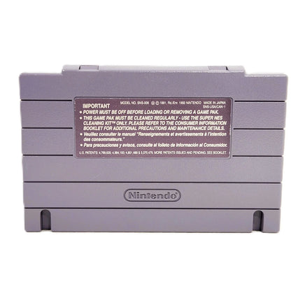 Donkey Kong Country 2 Diddy's Kong Quest Super Nintendo Very Good Loose - Back Of Authentic Cartridge