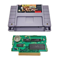 Donkey Kong Country 2 Diddy's Kong Quest Super Nintendo Very Good Loose - View of open cartridge shell and authentic game circuit board with Nintendo branding