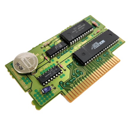 Donkey Kong Country 3 Players Choice Super Nintendo Very Good - Close up view of game cartridge circuit board
