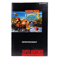 Donkey Kong Country 3 Players Choice Super Nintendo Very Good - Genuine instruction manual front view shown