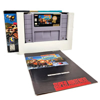 Donkey Kong Country 3 Players Choice Super Nintendo Very Good - Authentic Retail Game Box with inner tray, cartridge, and instruction manual shown